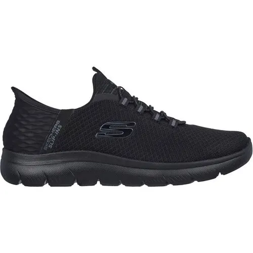 Skechers Summits High Range Herren Sneakers - Bequeme Sneakers mit Bungee Schnürung - Herren-Sneaker aus atmungsaktivem Mesh, leicht und flexibel mit stoßdämpfender Zwischensohle für optimalen Komfort und Traktion.