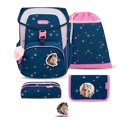 Belmil Maxi Ergonomisches Schulranzen-Set 5-teilig