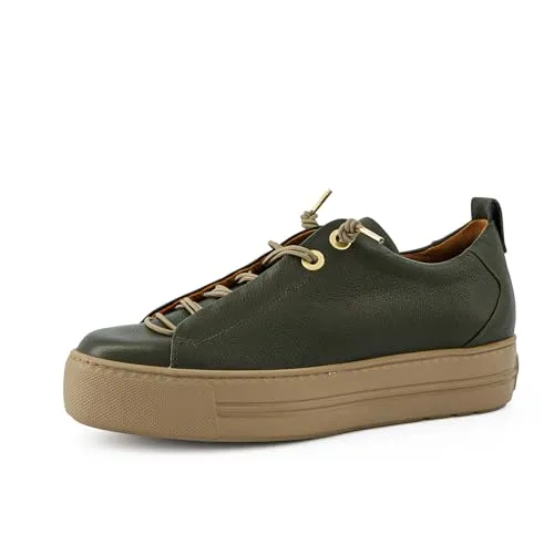Paul Green Glattleder Sneaker - Stylischer Sneaker aus hochwertigem Glattleder mit Super-Soft Innensohle für höchsten Tragekomfort, ideal für modebewusste Damen.
