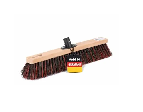 BawiTec Profi Straßenbesen 60cm mit Arenga-Mix-Borsten in braun von BawiTec