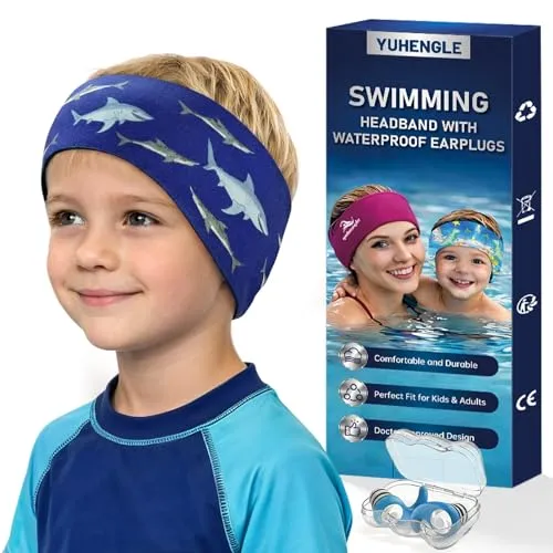 YUHENGLE Schwimmen Stirnband für Kinder von YUHENGLE