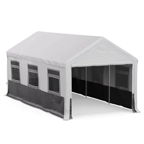 blumfeldt Pavillon PartyHaven 3x6 – Wetterfestes Garten Partyzelt - Das blumfeldt PartyHaven Zelt ist ideal für jede Outdoor-Feier. Mit stabilem Stahlrahmen und wetterfestem Gewebe bietet es Schutz und Eleganz für unvergessliche Momente im Freien.
