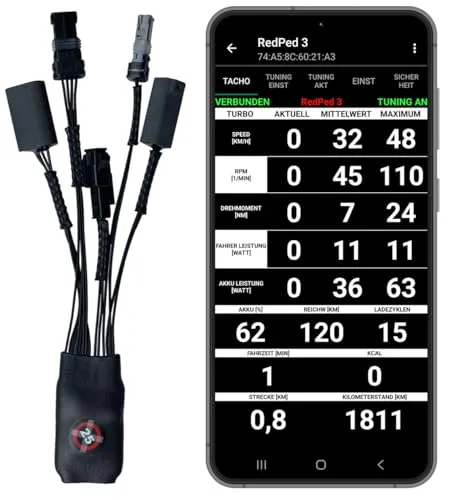 Produktbild RedPed 3 E-Bike Tuning für Bosch Gen2 bis Gen4 mit App
