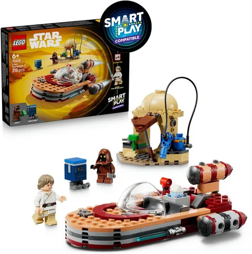 LEGO® STAR WARS™ Lukes Landspeeder (75420) - Spannendes LEGO Set mit 215 Teilen für kreative Rollenspiele. Kinder können Lukes Landspeeder nachbauen, tanken und reparieren – ideal für Star Wars Fans ab 6 Jahren.