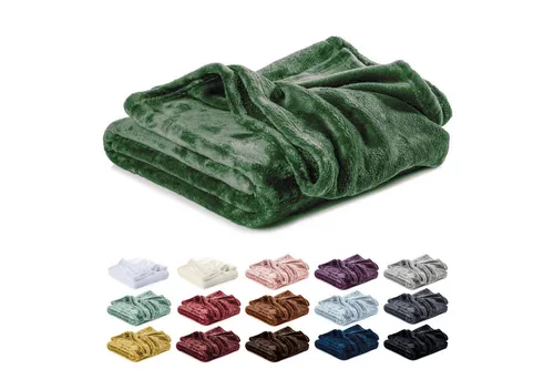 Wohndecke Kuscheldecke, Fleecedecke, Wolldecke flauschig und weich, Lavea, Mikrofaser, Atmungsaktiv & Hautfreundlich