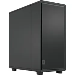 Fractal Design Epoch Black Solid - Hochwertiges Gaming-PC-Gehäuse mit Mesh-Frontpanel - PC-Gehäuse mit modernem Design und drei leistungsstarken Momentum 12-Lüftern für optimale Kühlung. Unterstützt ATX/mATX/ITX-Formate und bietet viel Platz für GPUs bis 372 mm.