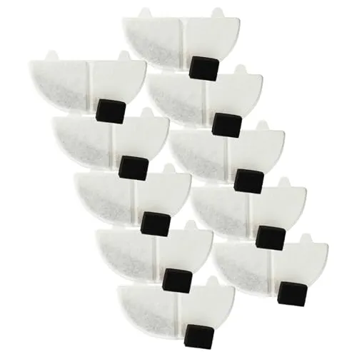 vhbw 10x Filter kompatibel mit HomeRunPet CF2, WF20 Trinkbrunnen für Katzen, Hunde - Filterelement + Pumpenfilter