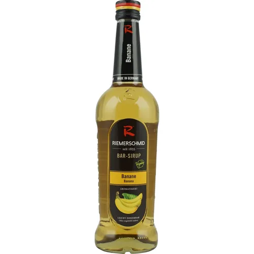 Riemerschmid Banana (Bananen) Bar Sirup 0,7 Liter von Riemerschmid