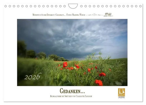 Martina Wrede | Gedanken... Bildkalender mit Sprüchen (Wandkalender 2026 DIN...