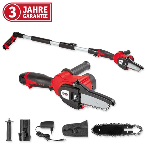 Walter Li-Ion Akku-Hochentaster/Gehölzschneider 2 in 1, 12 V