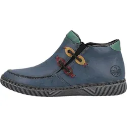 Rieker Damen Schnürer N0959-14 in Blau, Größe 39 in blau von Rieker