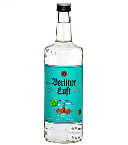 Berliner Luft Pfefferminzlikör 1l - Likör & Kräuterschnaps – Original aus Berlin, perfekt als Shot oder für erfrischende Drinks, schnelle Lieferung garantiert!