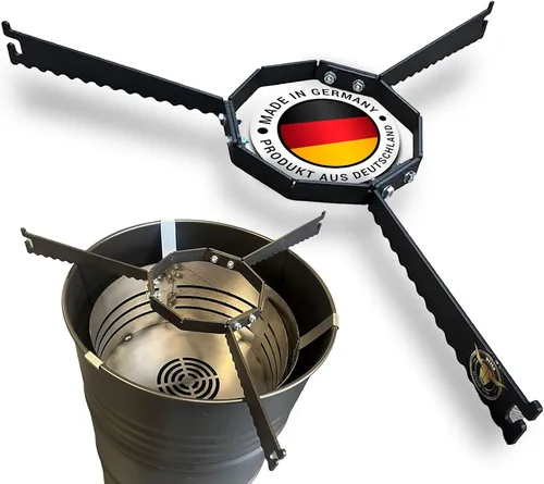 A. Weyck Tools Auflageeisen für 100cm Feuerplatte - Grillplatten Zubehör für optimale Wärmeverteilung und vielseitige Nutzung mit hitzebeständigem, langlebigem Stahl – perfekt für Outdoor-Köche!