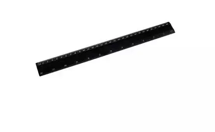 Linijka aluminiowa czarna 30 cm D.RECT D.RECT 5902308724396 in schwarz von D.RECT