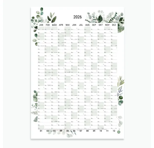 Wandkalender von heaven+paper