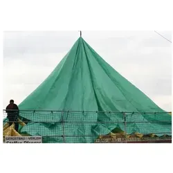 Not-Dach inkl. Hebemöglichkeit 15x15m - Sonstige Elektroinstallationsartikel, ideal als Not-Abdeckung im Bauwesen mit vertikalen und diagonalen Verstärkungen für höchste Stabilität.