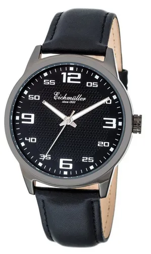 Eichmüller Quarzuhr Sportliche Herrenuhr RE1138 Schwarz 40 mm RE1138
