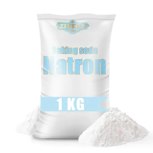 Natron pulver, Baking Soda 1000g | Natriumbicarbonat, Natriumsalz | 1kg Natron E500 Backsoda 100% Rein, Lebensmittelqualität
