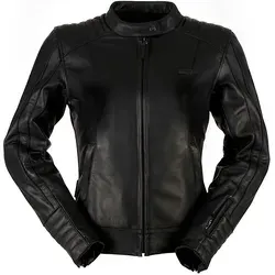 Furygan Motorradjacke Shana - Lederjacke mit Protektoren - Feminine Motorradjacke aus glänzendem Leder, ausgestattet mit D3O-Protektoren für hohe Sicherheit. Kompatibel mit Fury Air Bag System und mit herausnehmbarem Thermofutter.