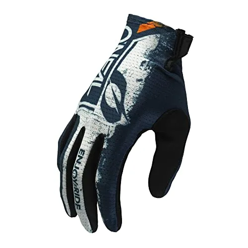 O'NEAL | Fahrrad- & Motocross-Handschuhe | MX MTB DH FR | Langlebige, Flexible Materialien, belüftete Handoberseite | Matrix Glove Shocker V.23 | Erwachsene | Blau Orange | Größe XXL
