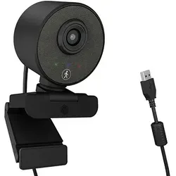 ICY BOX IB-CAM501-HD - HD Webcam mit 1080p Auflösung, klare Farben und integriertes Audio über USB 2.0