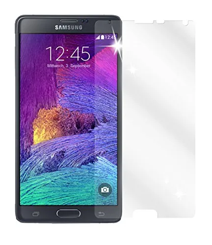 dipos I 6X Schutzfolie klar kompatibel mit Samsung Galaxy Note 4 Folie Displayschutzfolie