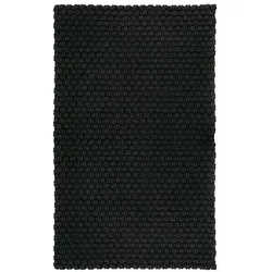 PAD Fußmatte Uni Schwarz (72x52cm) - Elegante Fußmatte in Schwarz, ideal für jeden Eingangsbereich. Hochwertige Verarbeitung von der deutschen Marke PAD sorgt für Langlebigkeit und Stil.