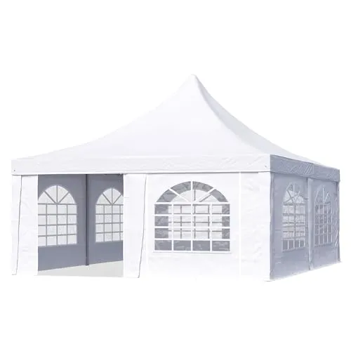 TOOLPORT Pagodenzelt Pavillon 5x5 m von Toolport