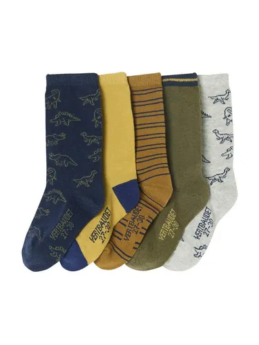 vertbaudet Socken Jungen Socken Dinos 5er-Pack