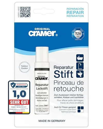 Cramer Reparatur Lackstift weiss alpin