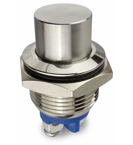 Produktbild Drucktaster 1 Schließer Metall mit hohem Tasterkopf