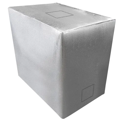 REKUBIK IBC Thermohaube PREMIUM mit Klettverschluss Hitze- & Frostschutz 600l IBC (120x80x100cm)