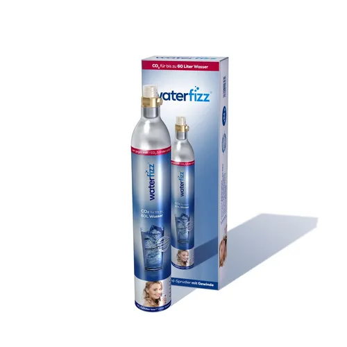 CO2 Zylinder mit 425g natürlicher Kohlensäure aus der Eifel für bis zu 60 Liter