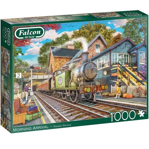 Falcon - Morgen Ankunft - 1000 Teile Puzzle, Blau/Lila