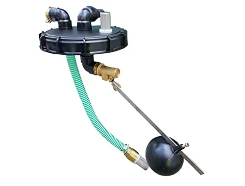 FN-Technik IBC Regenwasser Einlauf mit Überfüllsicherung DN 225 - Regentonnen mit innovativem Befüll- und Entnahmesystem, das automatisch die Wasserzufuhr reguliert und eine Überfüllsicherung bietet. Ideal für effiziente Regenwassernutzung.