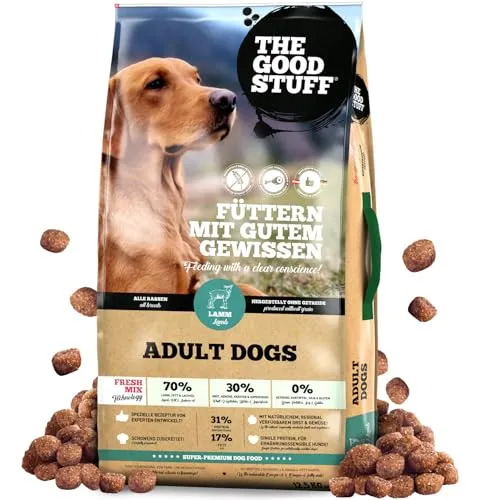 The Goodstuff Lamm Hundefutter 12,5kg - Trockenfutter - Hundefutter mit hochwertigem Lamm, reich an Proteinen und ideal für gesunde Ernährung Ihres Hundes.