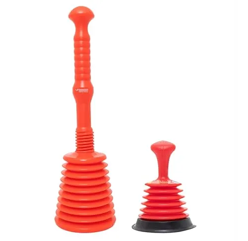 ROTHENBERGER Industrial 2 x Pümpel: Effiziente Rohrreinigung - Rohrbearbeitungswerkzeuge mit 1 x RoPü Mini für Waschbecken und Dusche, ideal zur schnellen Beseitigung von Verstopfungen.
