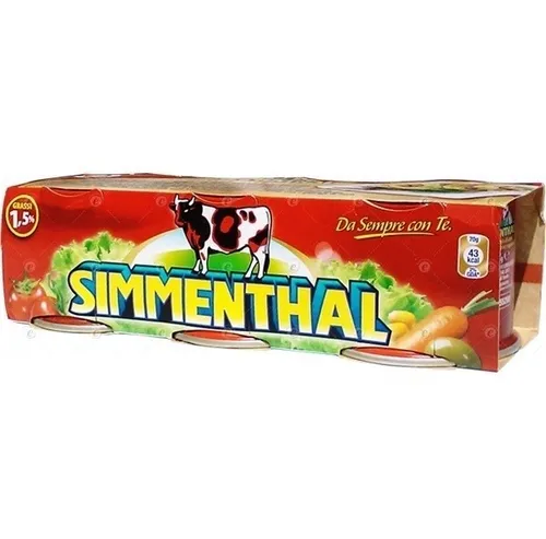 SIMMENTHAL Rindfleisch in Aspik 3x 70g 100% Italienisch Fleisch Aspikfleisch