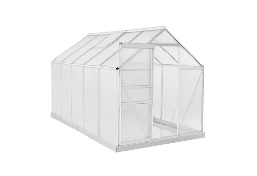 Aluminium Gewächshaus Treibhaus 190x190x195 cm inkl. Fundament