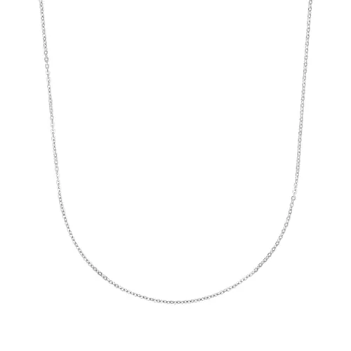 Amor Collier 925 Sterling Silber Unisex Damen Herren Halsschmuck, 40 cm, Silber, Kommt in Schmuck Geschenk Box, 2017788