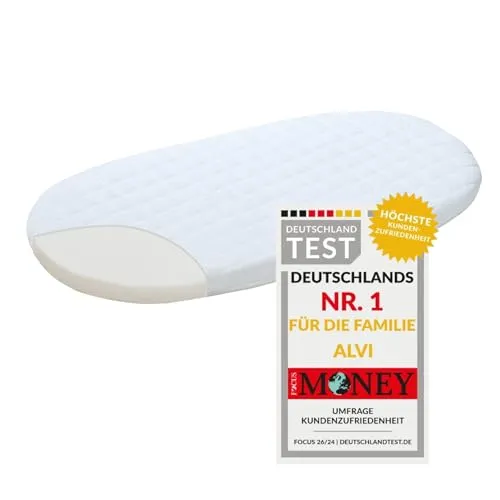 Alvi® Kindermatratze HygienAir 75 cm x 35 cm für Kinderwagen