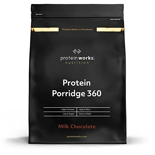 Protein Works - Protein Porridge 360 | Mit zusätzlichen Vitaminen & Mineralien | Proteinreiches Frühstück | Kalorienarme Haferflocken | 26 Servings | Milchschokolade | 2kg