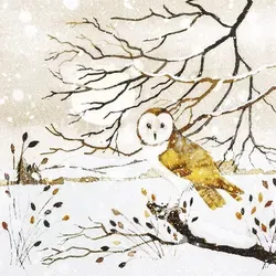 Home Fashion, Hedwig, Lunch-Servietten aufgefaltetes Maß 33 cm x 33 cm, im Viertelfalz, 20 Stück pro Pack