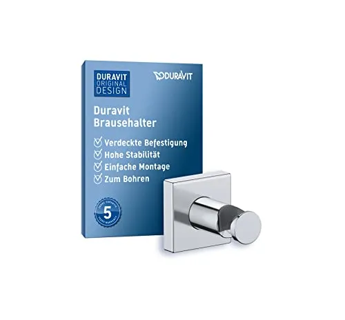 Duravit Brausehalter mit eckiger Rosette von Duravit