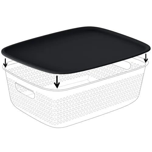 Aufbewahrungsbehälter Schwarz von Konzept