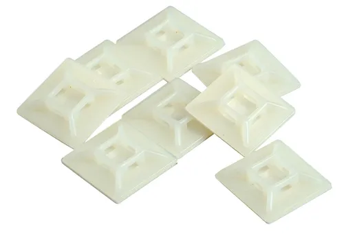 Kopp Befestigungssockel für Kabelbinder bis 5,5 mm, selbstklebend, anschraubbar