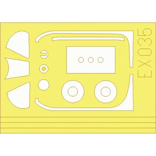 MW22 EDUARD EX035 P-51D  1/48 MASK for TAMIYA