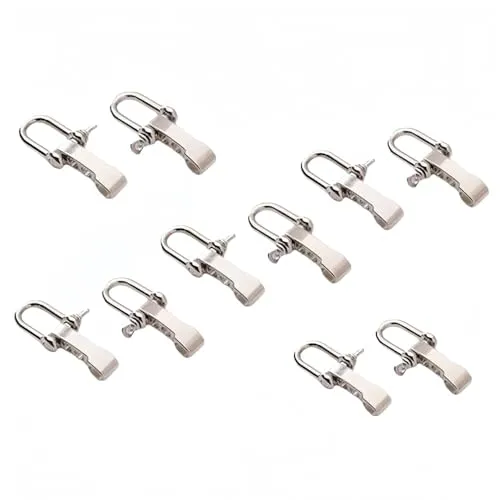 XIZHI 10 Paracord Bracelet Craft Set Adjustable D Buckle Stainless Steel Paracord Shackle for Outdoor Survival Bracelets Paracord