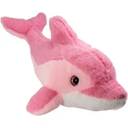 Carl Dick Delfin rosa mit Glitzer-Augen, 44cm Kuscheltier von Carl Dick