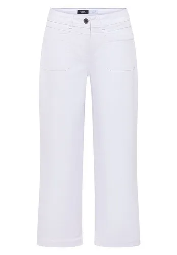Cecil Wide Leg Jeans mit Patch Pockets White 34 in weiß von CECIL